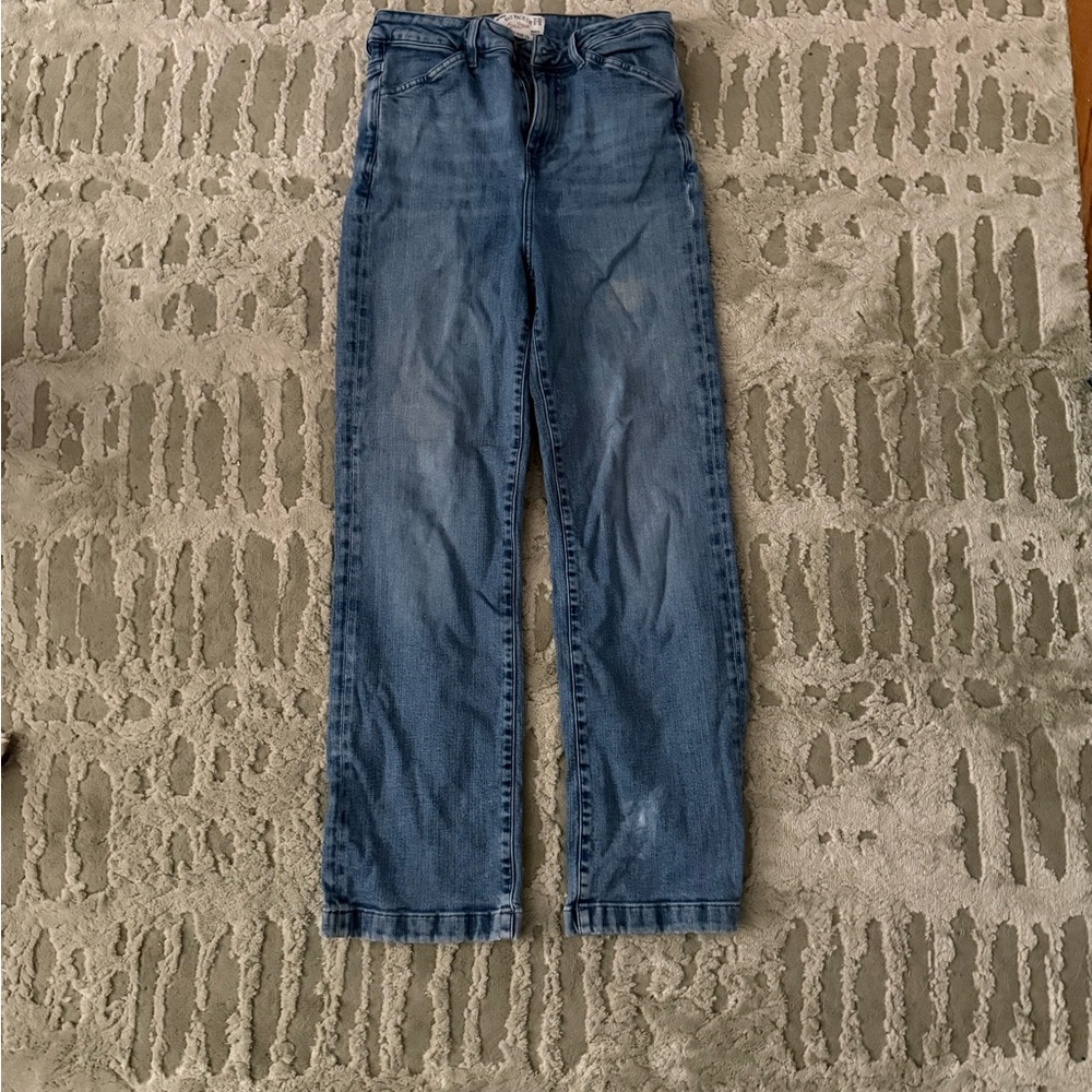 Fat Face Wide Leg High Rise Jeans